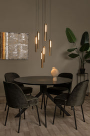 LED-Pendelleuchte Griffith 6-flammig CCT dimmbar Bronze (1)