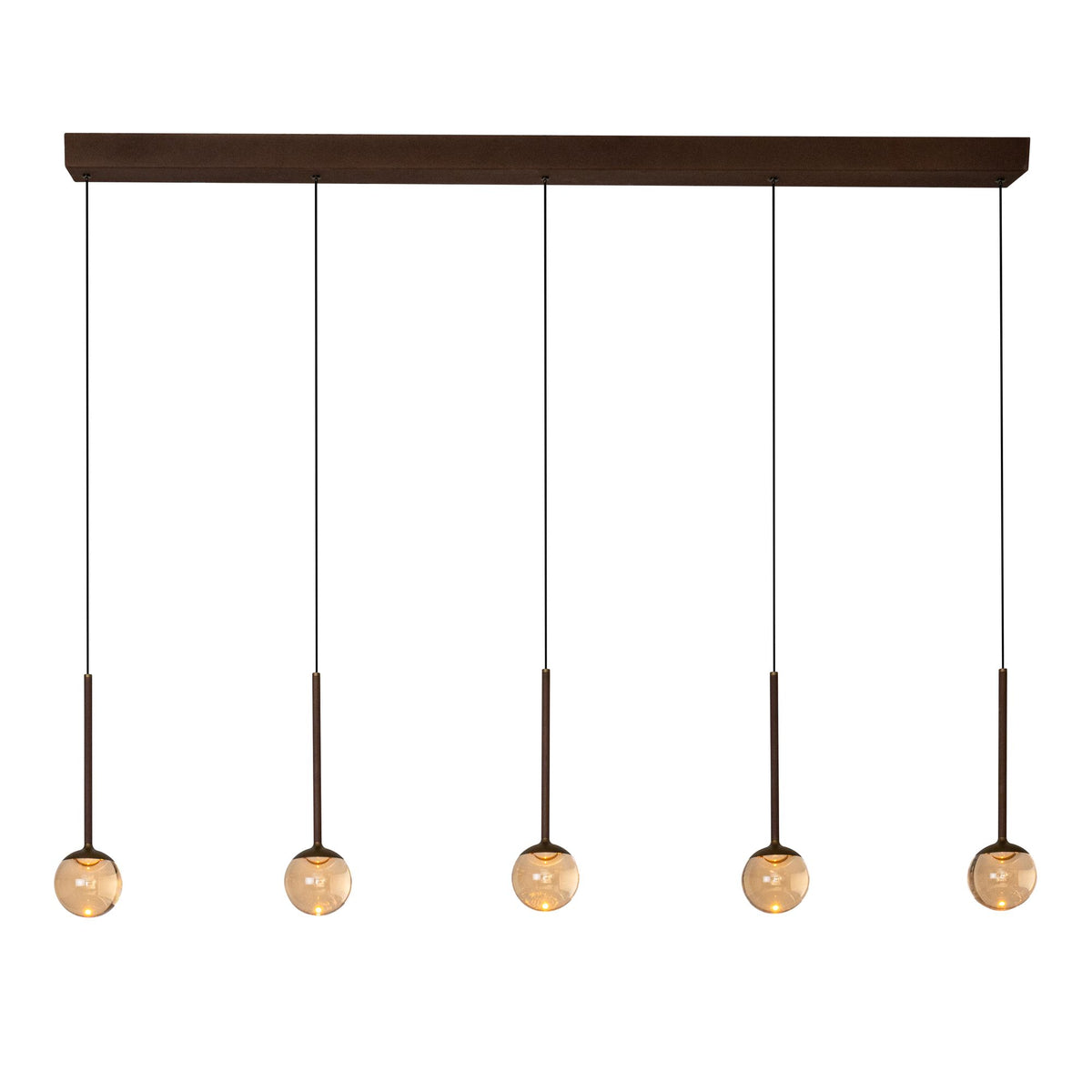 LED-Candeeiro suspenso Calina de 5 luzes com cor da luz ajustável retangular (1)