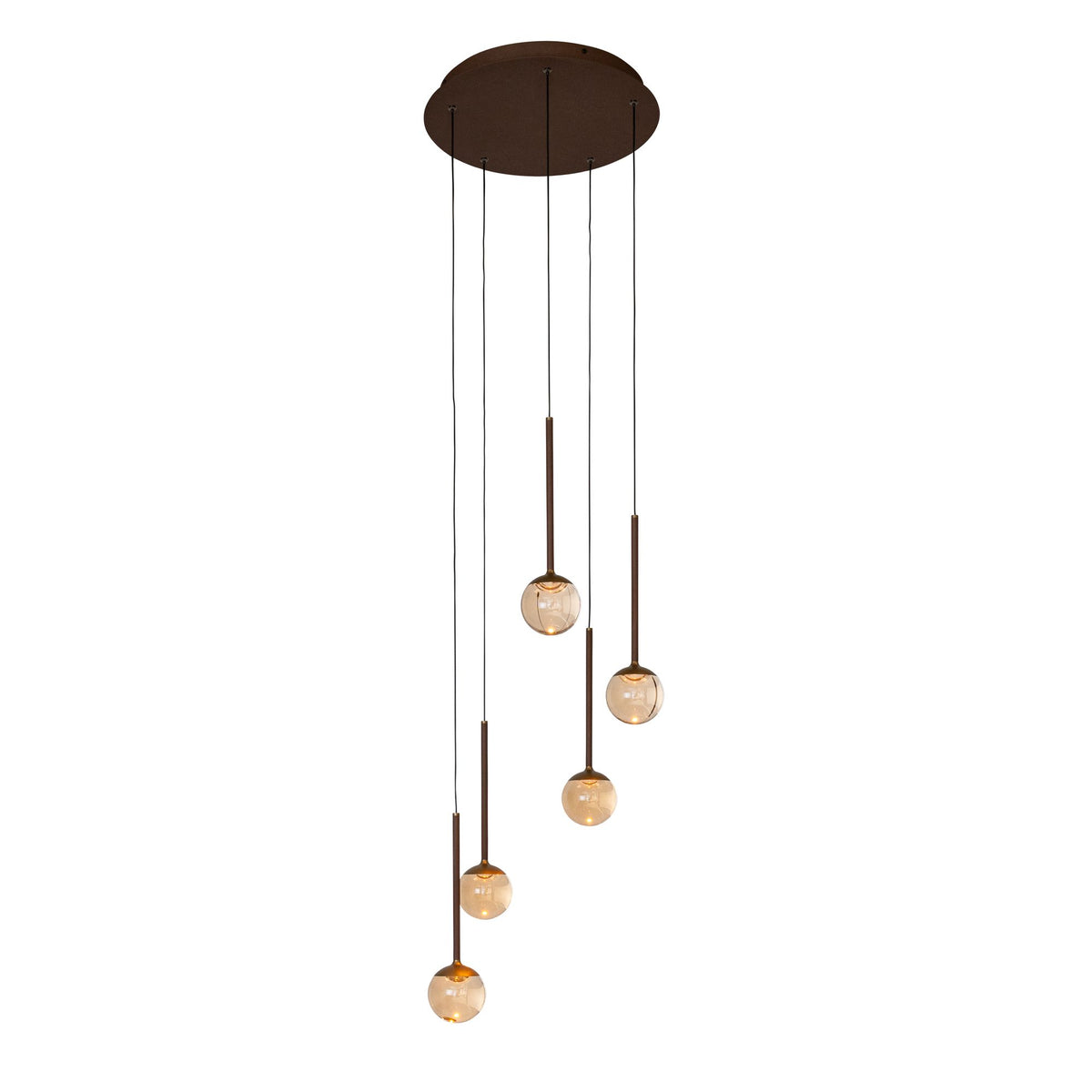 LED-Calina 5-light pendant light CCT dimmable height-adjustable (1)
