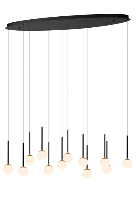 LED-Pendelleuchte Calina oval 12-flammig dimmbar mit einstellbarer Lichtfarbe (2)