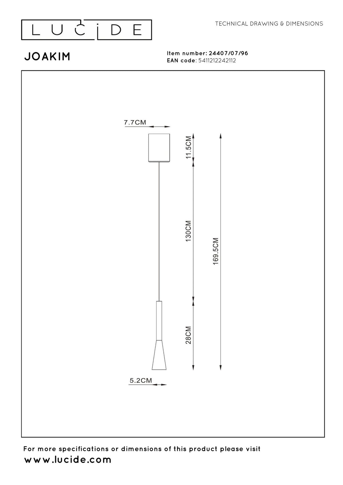 LED-Pendelleuchte Joakim dimmbar CCT höhenverstellbar (6)