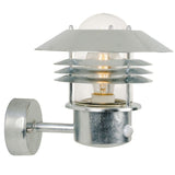 Capteur vejers lampe murale externe zinc