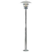 Vejers 2M buitenstaande lamp zink, klassieke tuinlamp met een eenvoudig design voor opritten en terrassen.
