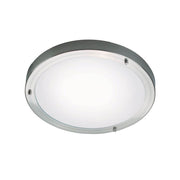 Ancona Maxi E27 taklampe børstet aluminium med moderne design for montering i tak og på vegg.