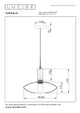 Pendelleuchte Singala Glas Matt Gold Ø 30cm (6)