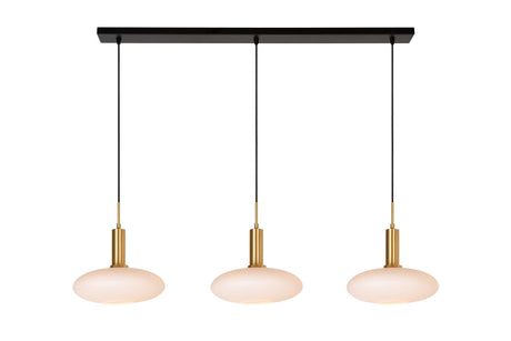 Pendelleuchte Singala 3-flammig Glas Opal Höhenverstellbar (2)