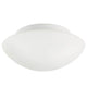 Ufo Maxi Deckenleuchte Weiß aus weißem Opalglas mit minimalistischem Design und Durchmesser von 3 cm.