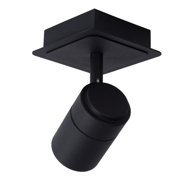 LED-Faretto da soffitto per bagno Lennert dimmerabile orientabile IP44 Nero (3)