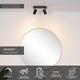 LED-Bad-Deckenspot Lennert 2-flammig dimmbar IP44 (6)