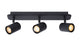 LED-Bad-Deckenspot Lennert 3-flammig dimmbar IP44 Schwarz (2)