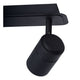 LED-Bad-Deckenspot Lennert 3-flammig dimmbar IP44 Schwarz (5)