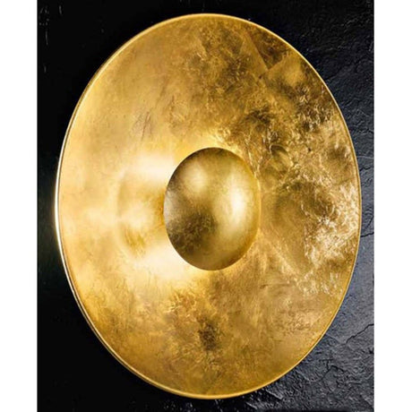 Aura Sol Gold væg- & loftlampe Ø 40 cm i skinnende gulddesign, perfekt til enhver væg eller loft.