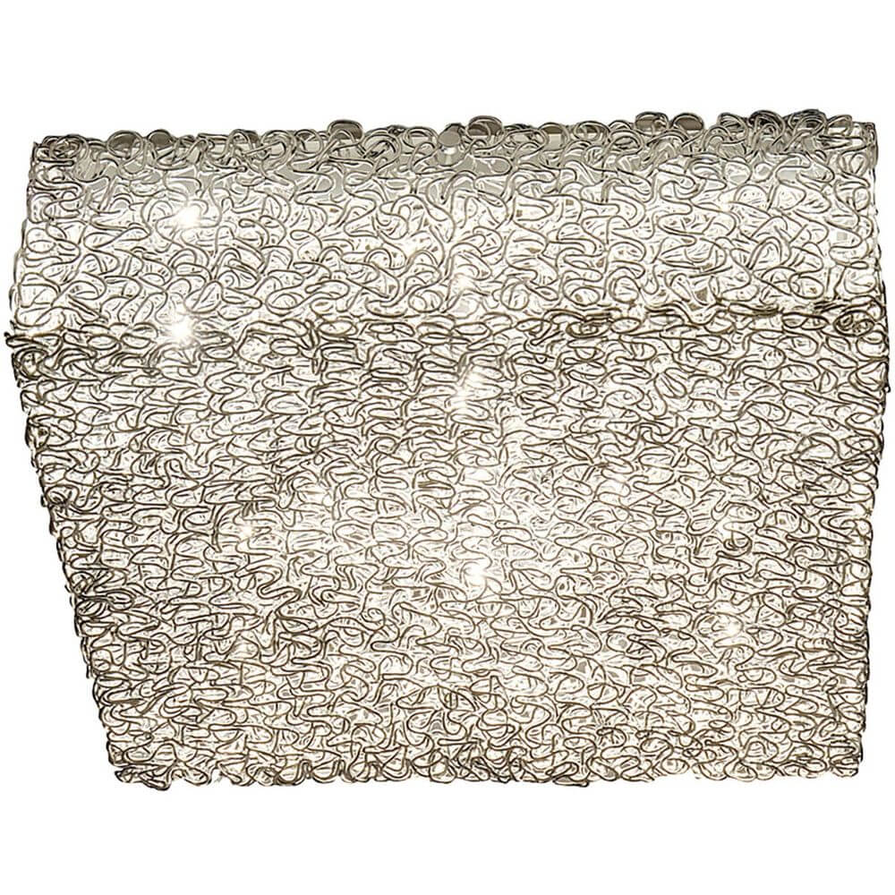 Deckenleuchte 9-flammig Rifugio Aluminium-Metall verchromt Silber in elegantem Design mit attraktiver Lichtstreuung.