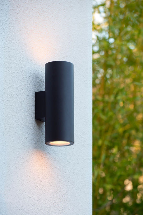 Außenwandstrahler Volantis 2-flammig Up & Down IP54 Schwarz (1)