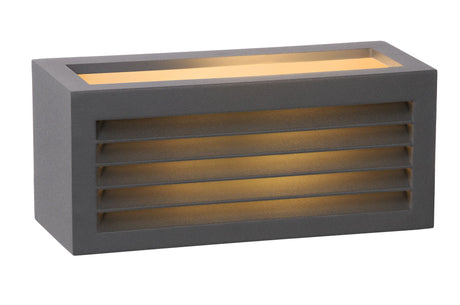 Außenwandleuchte Dimo 1-flammig IP54 25cm Anthrazit (2)