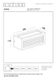 Außenwandleuchte Dimo 1-flammig IP54 25cm Anthrazit (4)