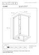Applique da esterno Claire IP54 antracite con sensore di movimento 29 cm (7)