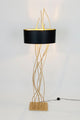 Stehlampe Elba Oval mit Schirm 180 cm