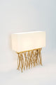 Bordlampe Capri 2-armet Ecru med skærm 50x18cm 