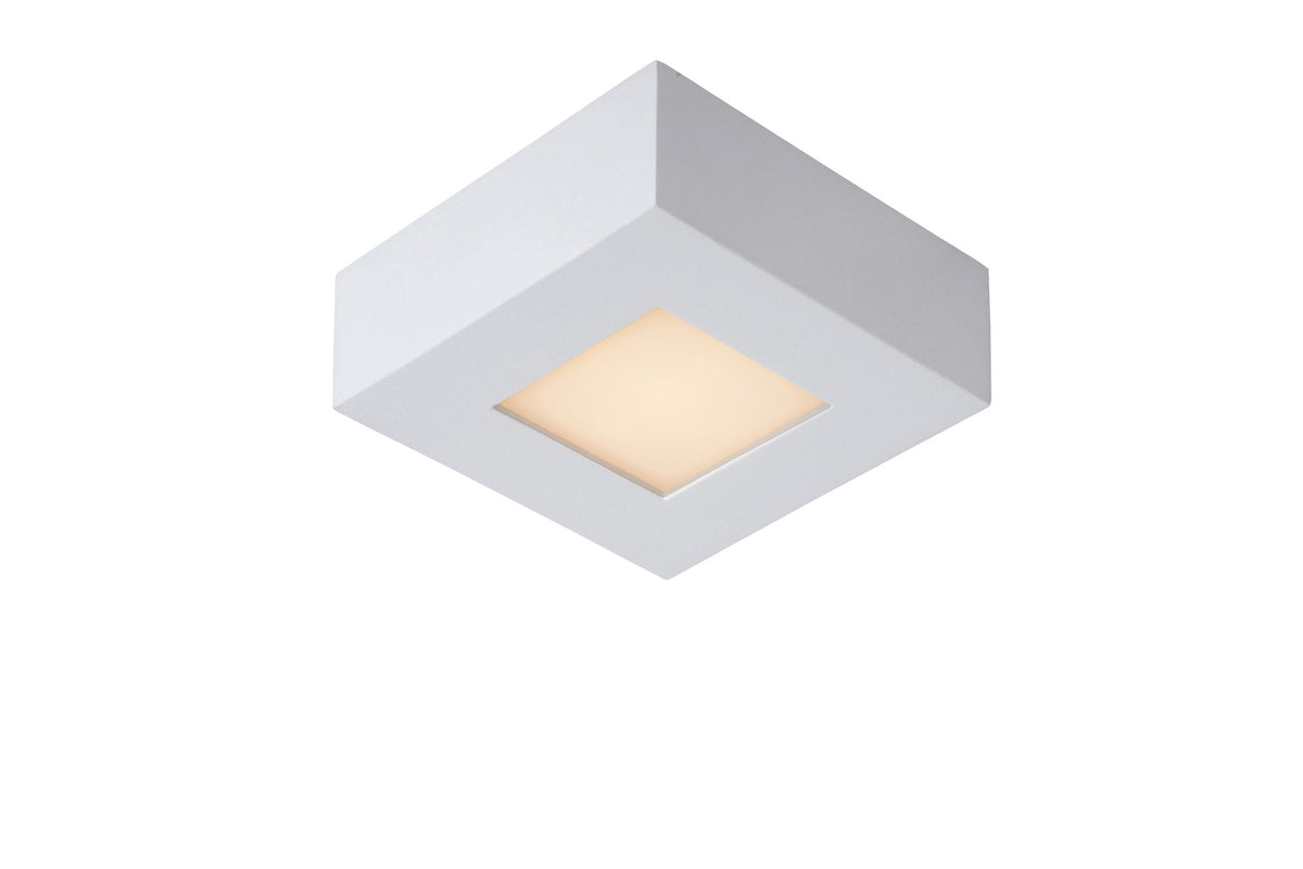 LED-Bad-Deckenleuchte Brice dimmbar IP44 quadratisch 10,8cm (2)