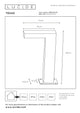 LED-Pollerleuchte Texas IP54 40cm Anthrazit Warmweiß (4)