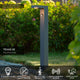 LED-Pollerleuchte Texas-Ir mit Bewegungsmelder IP54 Anthrazit (4)