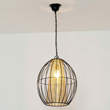 Capello Iron Black-Gold Pendant Lamp