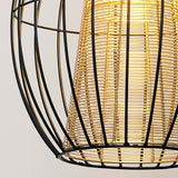 Capello Iron Black-Gold Pendant Lamp