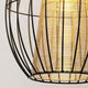 Pendelleuchte Capello Eisen Schwarz-Gold in modernem Design, elegante Kombination aus Schwarz und Gold.