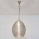 Pendelleuchte Colibri Stahldraht Vernickelt Silber in modernem Design mit glänzender Oberfläche.