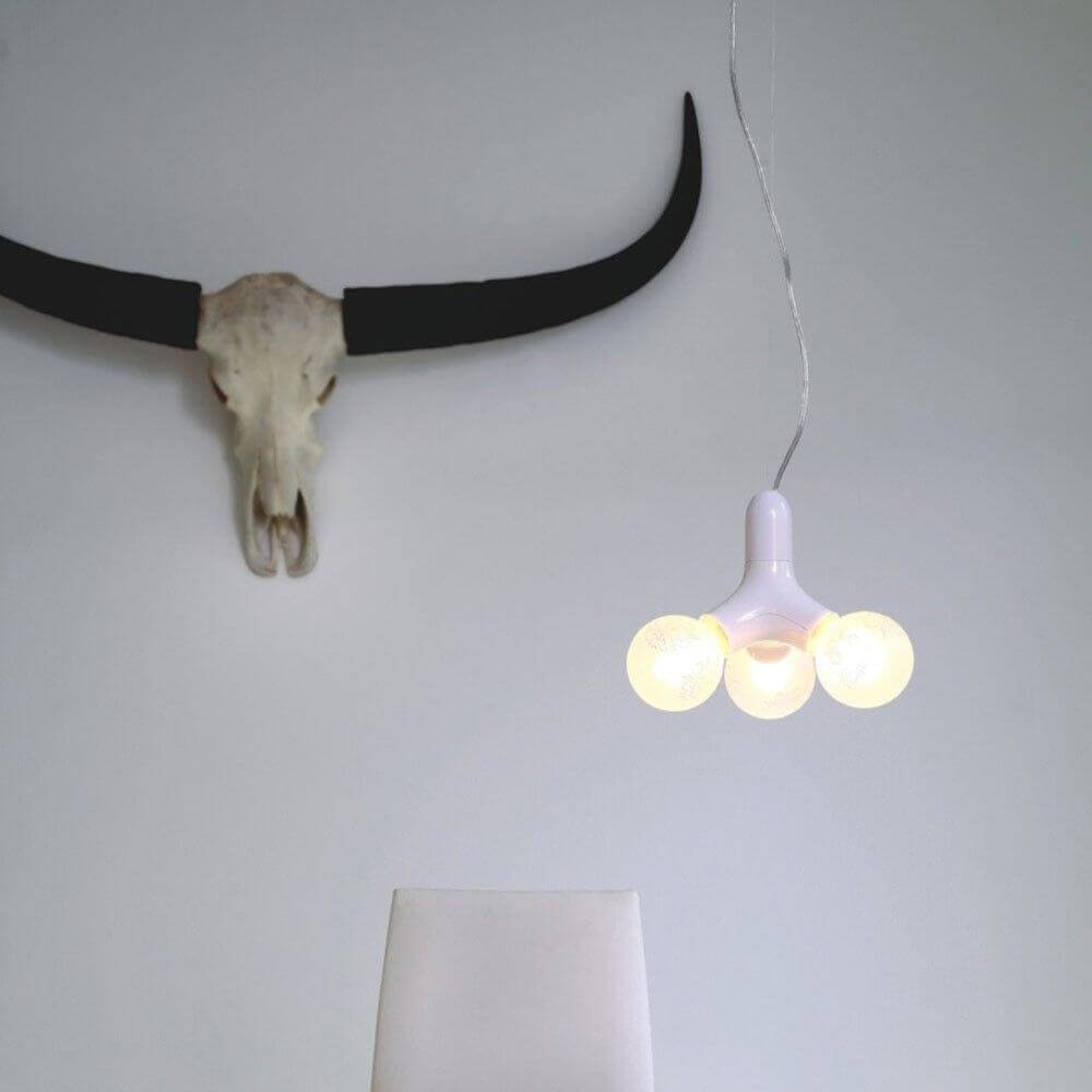 Chrom lampy wiszący pojedyncze 3