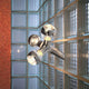 DNA Single-3 Wand- & Deckenlampe Chrom