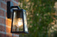 Outdoor wall lantern Matslot 1-light with glass shade Black 24.6cm (3)