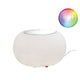 Moree Bubble Tisch oder Hocker mit LED Multicolour Beleuchtung, weißes Design und kabellosem Betrieb