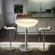 Moree Lounge Table Outdoor Tisch 45cm im modernen Küchenumfeld mit Stühlen, beleuchtet und stylisch.