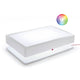 Moree Ora Home LED Couchtisch Pro Weiß mit stylischem Stauraum und multicolor LEDs, Funk-Fernbedienung
