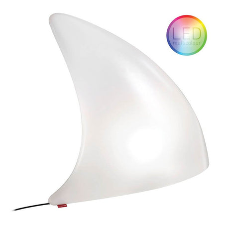 Moree Shark Outdoor LED decoratieve lamp met dimbare RGB multi-LED, ideaal voor buitengebruik.