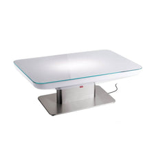 Mesa de exterior Moree Studio 36 Outdoor (S14d) com design moderno e base robusta em aço inoxidável para exterior.
