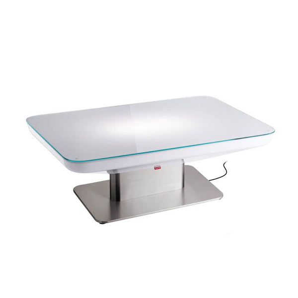 Mesa de exterior Moree Studio 36 Outdoor (S14d) com design moderno e base robusta em aço inoxidável para exterior.