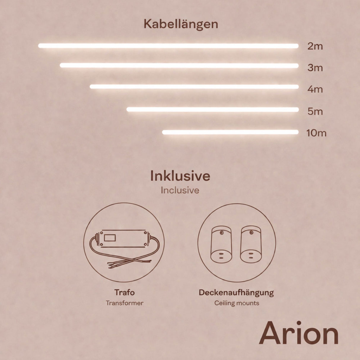 s.luce Arion LED hang- & plafondlamp lichtslang 