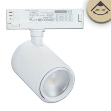 3-Phasen Bäckerei LED Strahler Brot 2900lm 2700K Warmweiß mit fokussierbarem 20°-70° Abstrahlwinkel