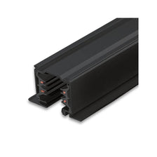 Rail électrique encastrée triphasée 2 m noir, vue détaillée du rail encastré noir pour circuits électriques.