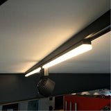 Luz de línea de 3 circuitos 2200lm 20W 3000K negro cálido