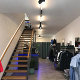 Luz de línea de 3 circuitos 2200lm 20W 3000K negro cálido