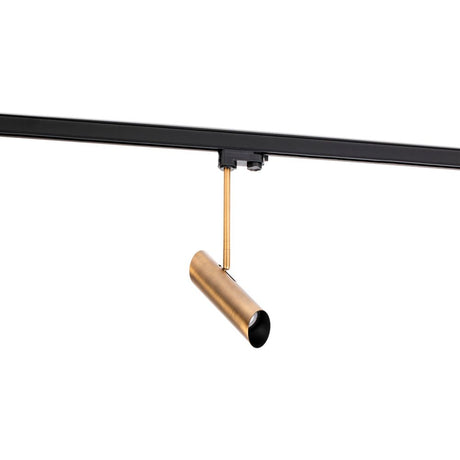 3-Phasen Schienenstrahler LINK GU10 Bronze in modernem Design, ideal für stilvolle Innenräume.