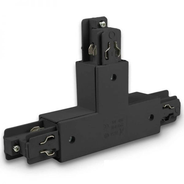 3-Phasen T-Verbinder Links Schwarz, T-Verbindungsstück links für 3-Phasen Stromschienen.
