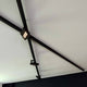 3-Phasen T-Verbinder links in Schwarz, ideal für gängige Stromschienen, mit optimaler Lichtausrichtung.