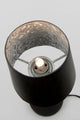 Tischlampe Meteor Medio gehämmert mit Schirm