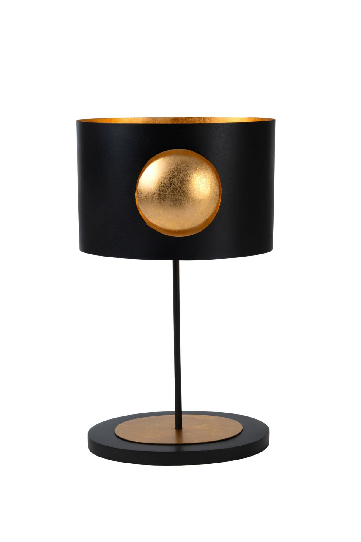 Lampada da tavolo Aurora Oval a 2 luci con paralume 