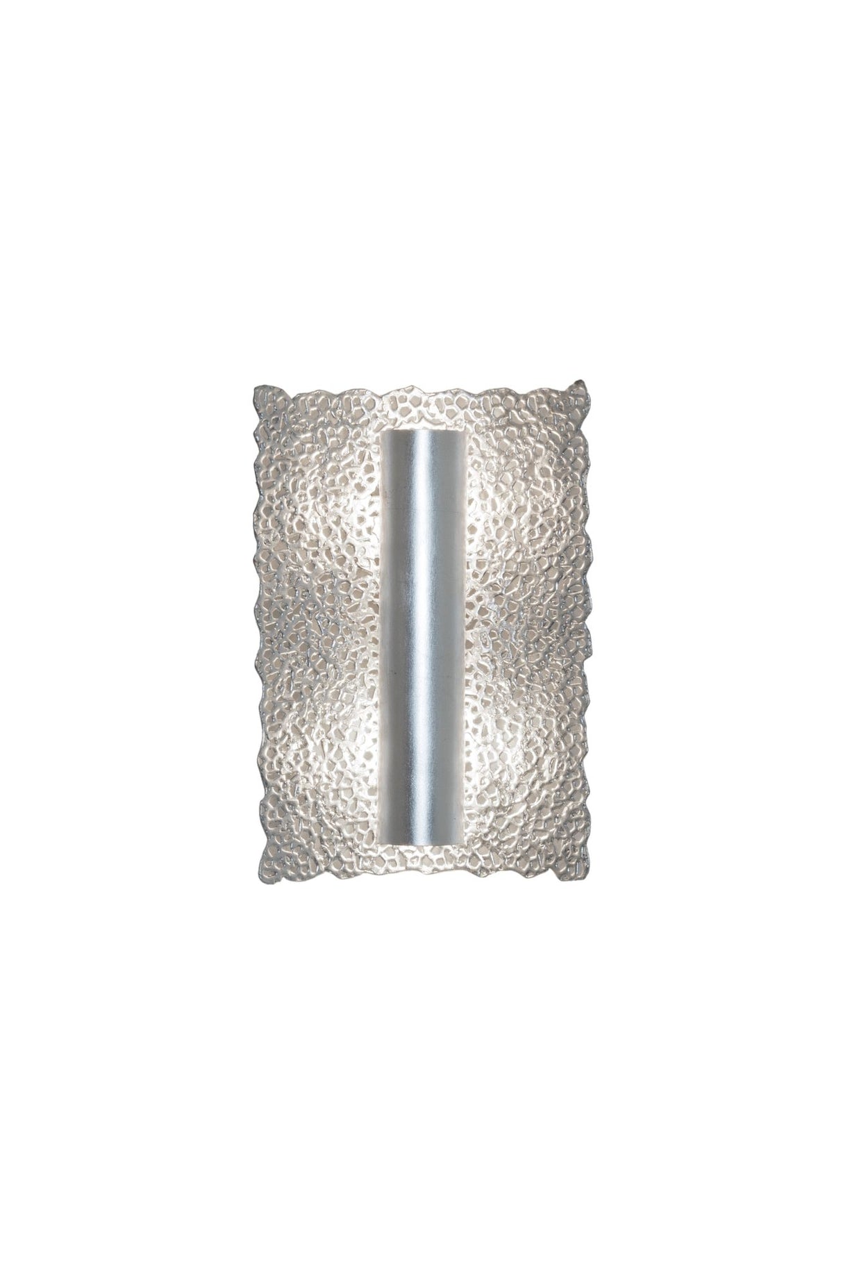 Wandlampe Utopistico 2-flammig mit Blende 27x10cm Silber